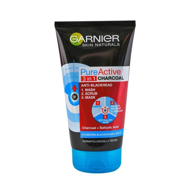 Gel za lice 3in1 Charcoal Garnier 150ml Garnier