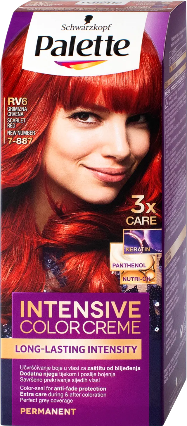 BOJA ZA KOSU PALETTE ICC RV6 SCARLET RED MD INTERNACIONAL