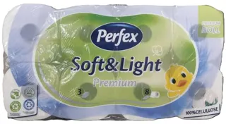 TOALET PAPIR SOFT & LIGHT PREMIUM 8/1
