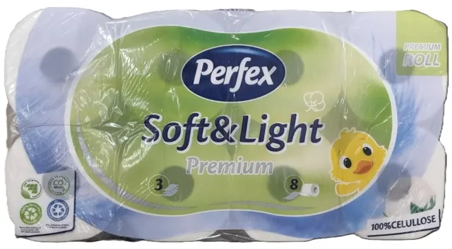 TOALET PAPIR SOFT & LIGHT PREMIUM 8/1 PERFEX