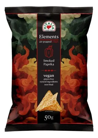 ČIPS EKSTRUDIRANI DIMLJENA PAPRIKA 50G VITALIA