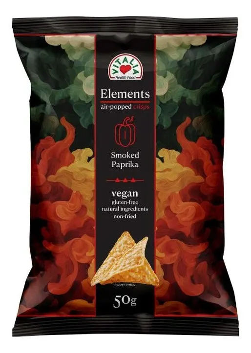ČIPS EKSTRUDIRANI DIMLJENA PAPRIKA 50G VITALIA VITALIA