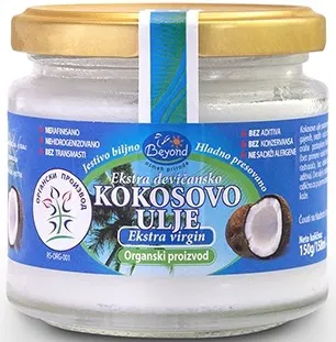 ULJE KOKOSOVO ORGANSKO EXTRA VIRGIN BEYOND 150G BEYOND