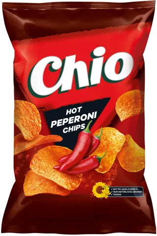 ČIPS HOT PEPPERONI 130GR CHIO