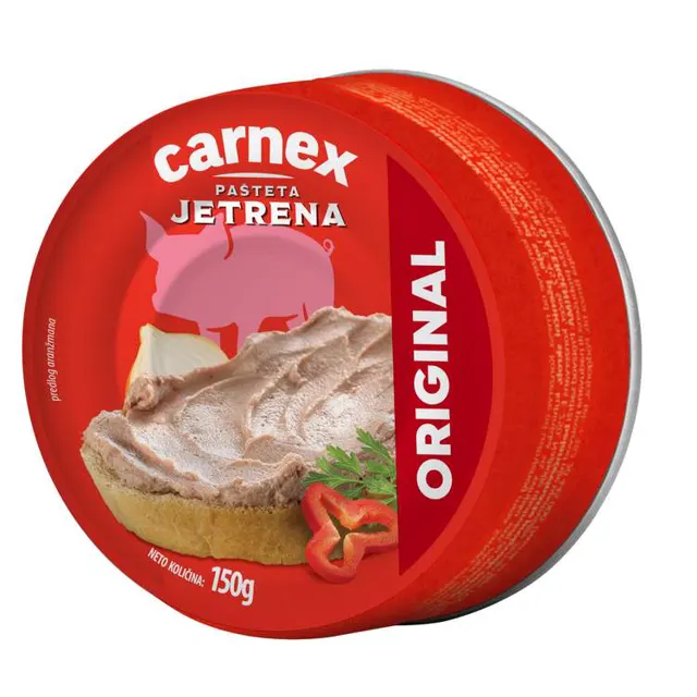 Jetrena pasteta Carnex limenka 150g Carnex