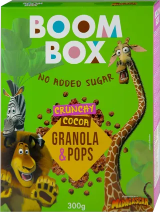 BOOM BOX OVSENA GRANOLA POPS KAKAO 300G
