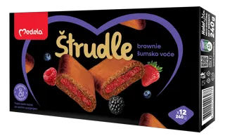 Strudla Brownie sumsko voce Medela 240g