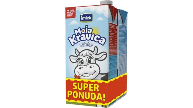 MLEKO KRAV.2.8%1l+MLEKO KR.2% 1l Moja Kravica