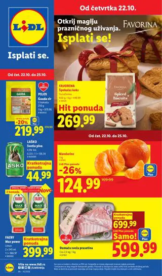 Lidl katalog 22.10.–28.10., naslovna strana