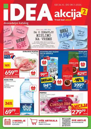 Idea katalog 26.10.–08.11., naslovna strana