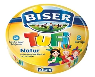 Topljeni sir Tufi Biser, 140gr