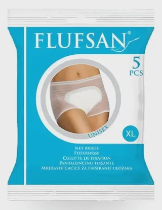 FLUFSAN hig.mrežaste gaćice XL5kom.