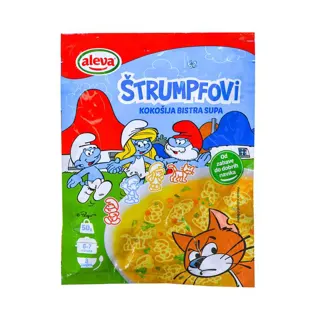 Decija kokosija supa Strumpfovi 50g
