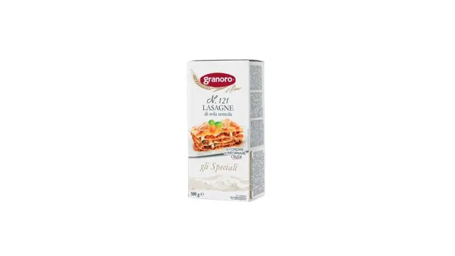 TESTENINA LASAGNE 500gr GRANORO GRANORO