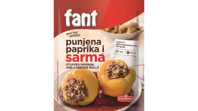 Fant za punjenu papriku i sarmu 60g #22 Podravk PODRAVKA