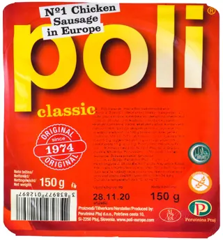 KOBASICA POLI SLAJS 150G PERUTNIN