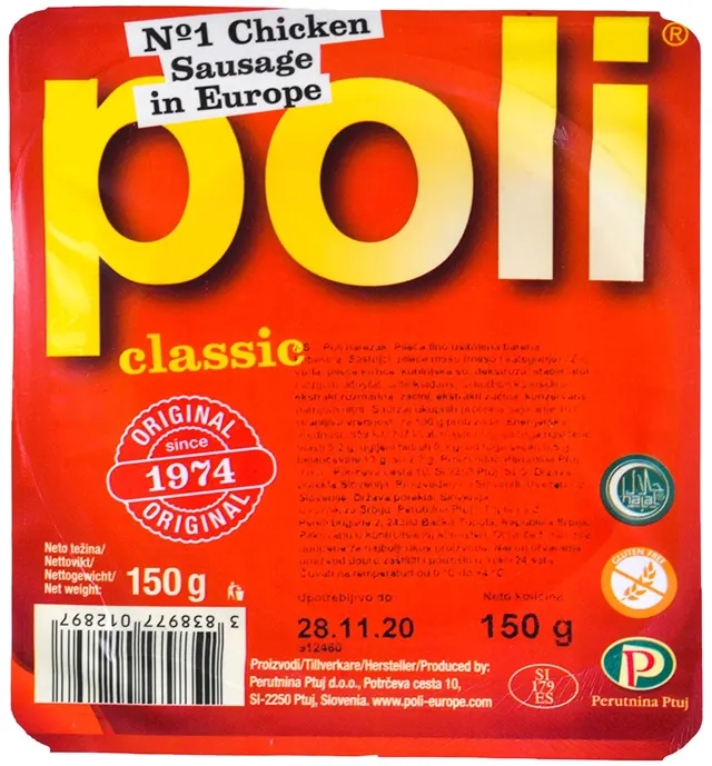 KOBASICA POLI SLAJS 150G PERUTNIN POLI