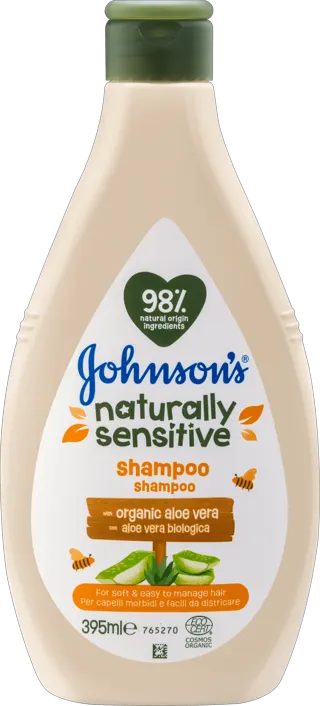 ŠAMPON JOHNSON BABY BIO NATURAL 395ML J&J