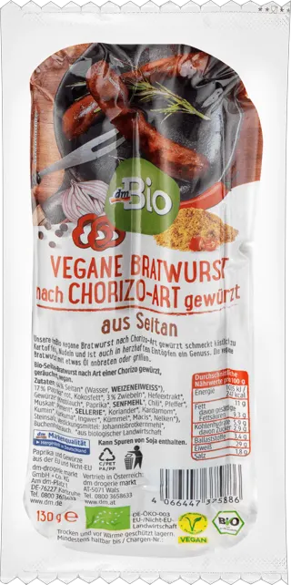 dmBio vegeterijanski proiz. Chorizo 130g