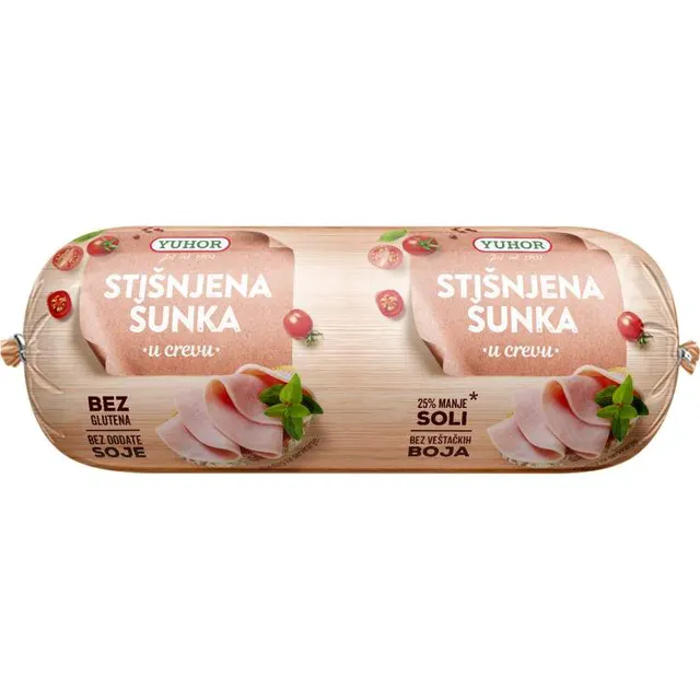Mini stisnjena sunka u crevu Yuhor 350g Yuhor