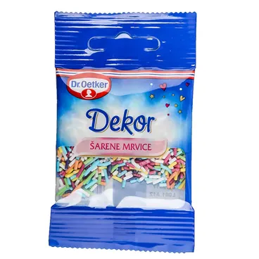 Dekorativne sarene mrvice Dr.Oetker 10g Dr Oetker