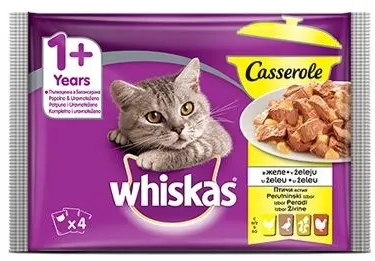 WHISKAS CASS.JUNIOR IZBOR MESA 4X85G