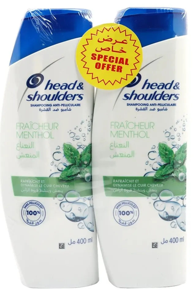 ŠAMPON H&S MENTHOL 2Х400ML H&S
