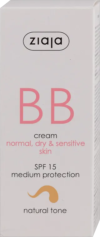 ziaja BB cream SPF 15 natural tone 50ml