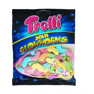 Bombone gumene crvici Trolli 100g