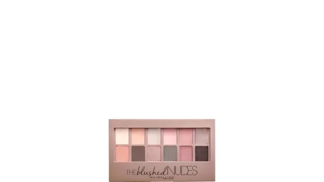 Maybelline Palette Blushed Nudes senka01 MAYBELLINE NEW YORK