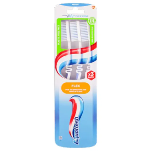 CETKICA ZA ZUBE AQUAFRESH CLEAN MEDIUM 3/1 AQUAFRESH