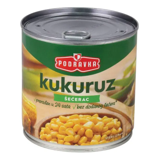 KUKURUZ SECERAC LIM. 340gr PODRAVKA PODRAVKA