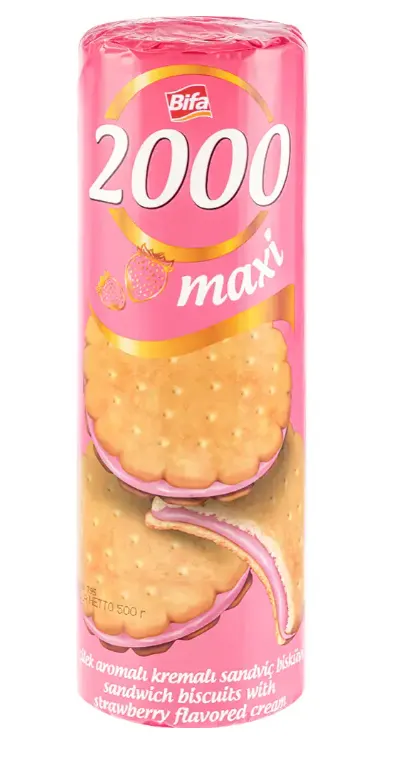 KEKS BIFA SANDWICH JAGODA 500gr KOPENEX PLUS DOO