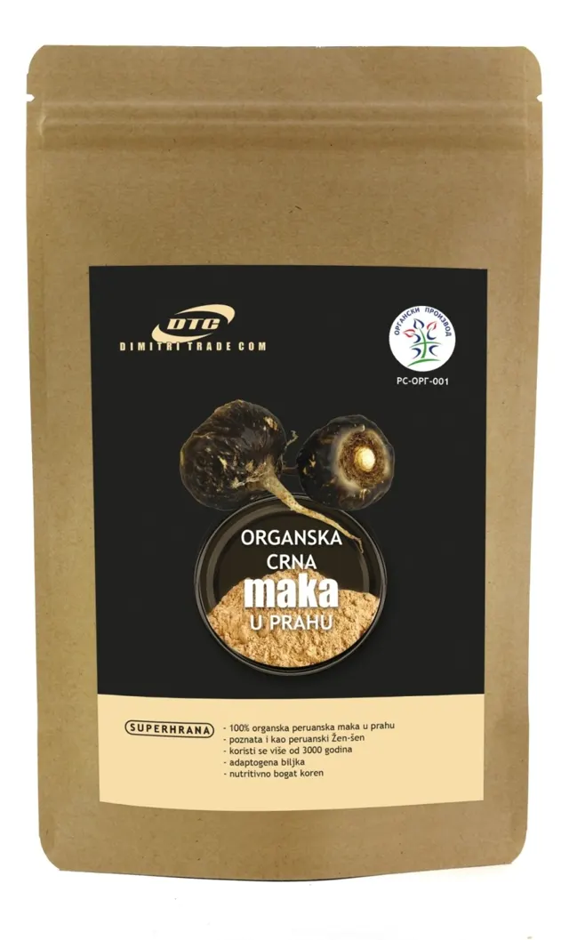MAKA CRNA ORGANSKA 100G DTC DTC