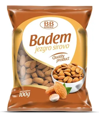 BADEM SIROVI 100gr UNAC BB