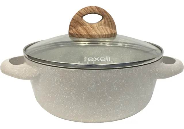 Serpa Cream sa poklopcem 20x9cm Texell TPCM-C373 indukcijska CTC TRNAVA PROMET DOO KRAGUJEVAC