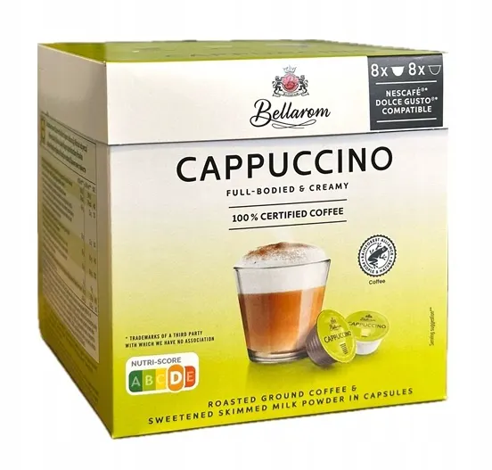 Kapsule za Dolce Gusto Cappucc. MK3 186,4g Bellarom