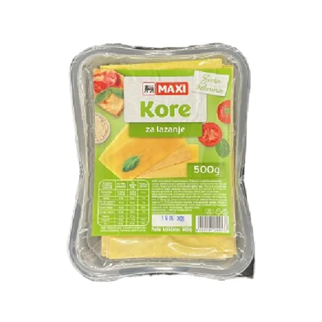 Kore za lazanje Premia 500g Maxi
