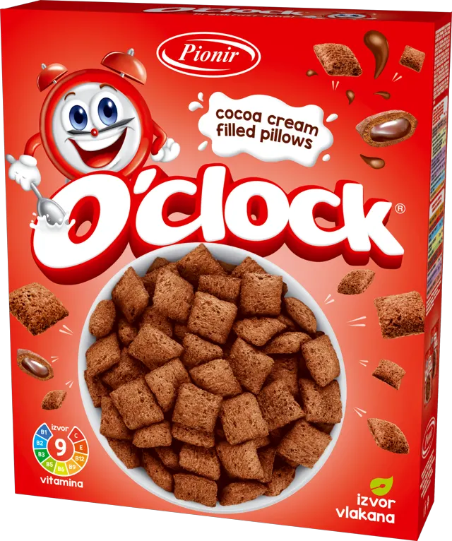 CHOCO O CLOCK ZALOGAJCICI 300gr PIONIR PIONIR BEOGRAD FABRIKA SUBOTICA
