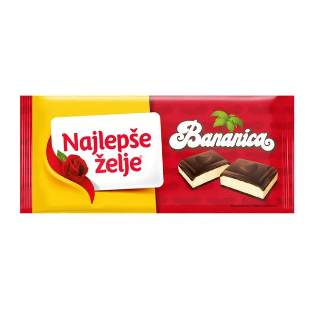 Cok.crna Najlepse Zelje bananica 184g Najlepse zelje