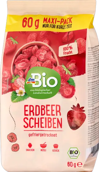 dmBio sušene jagode 60g