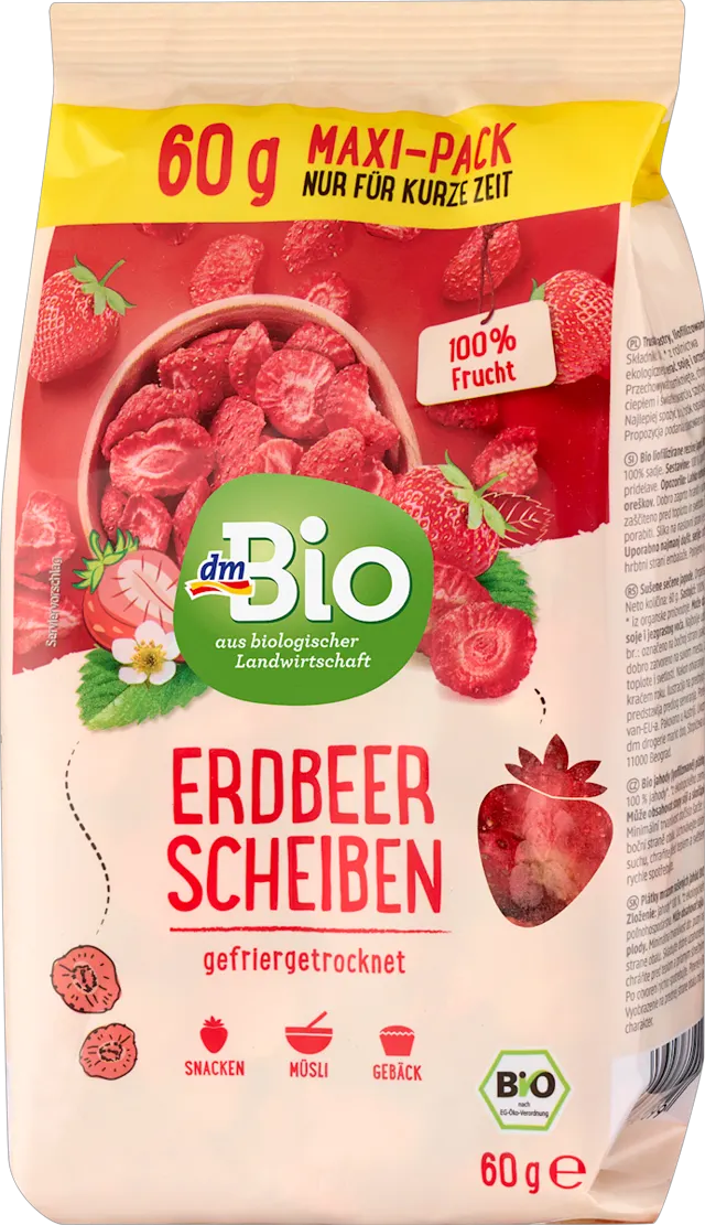 dmBio sušene jagode 60g dmBio