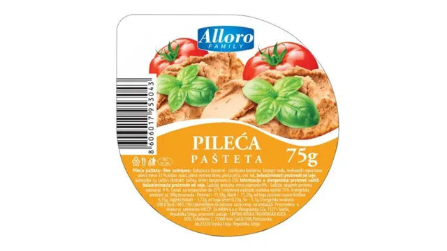 PASTETA PILECA ALLORO 75G ALLORO