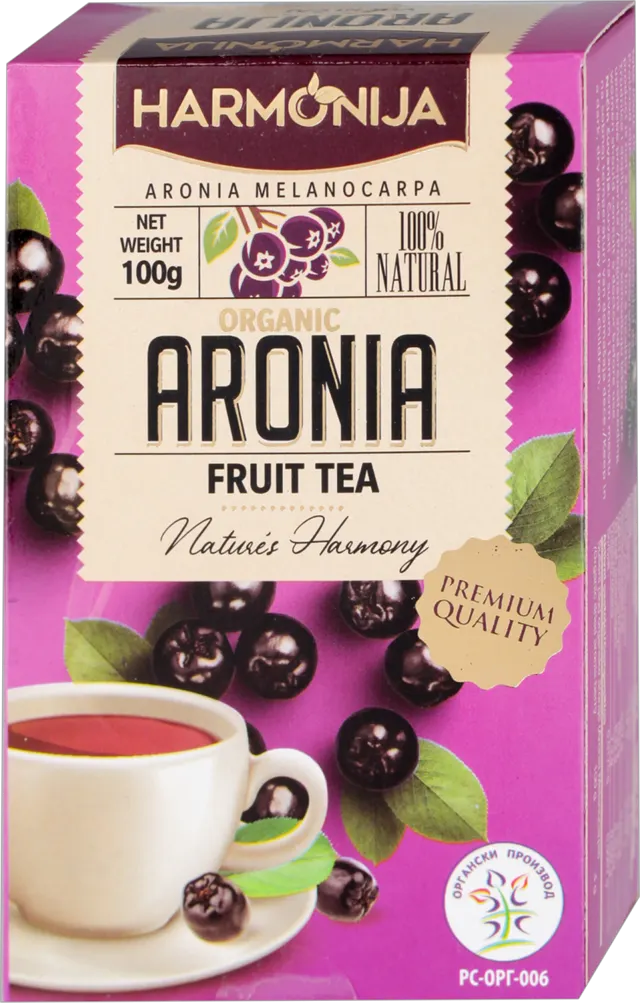 HARMONIJA ORG. VOĆNI ČAJ ARONIJA 100G HARMONIJA