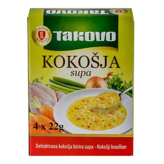 Kocka koncentrat kok.supe Takovo 4x22g