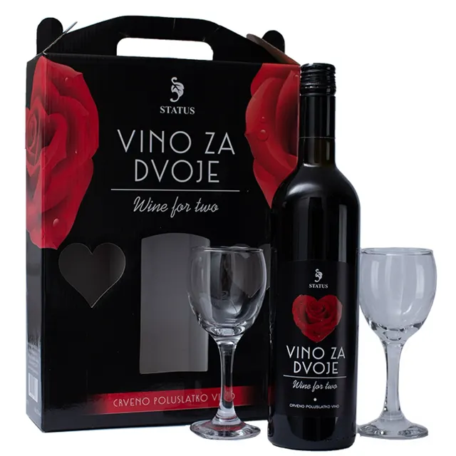 VINO ZA DVOJE SET 0.75l STATUS STATUS