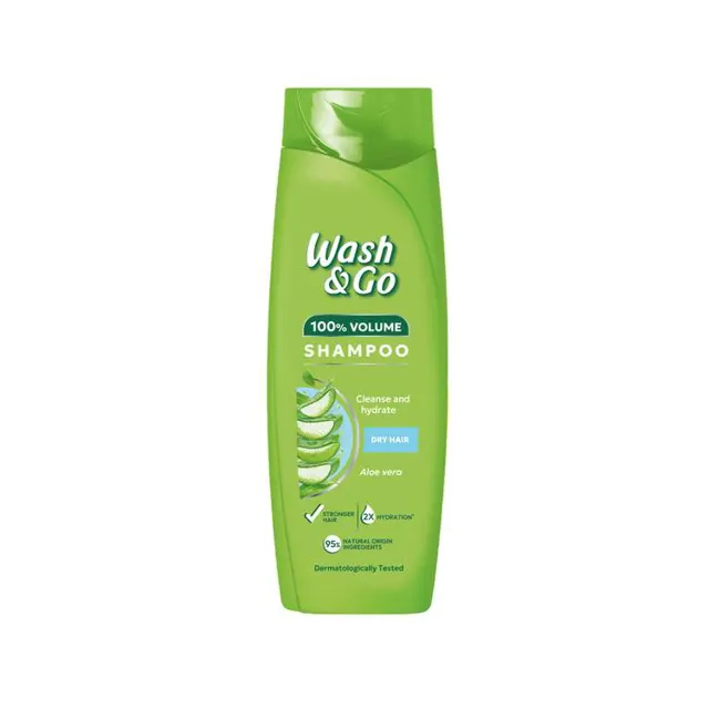 W&G šampon za kosu ALOE VERA 360 ml WASH&GO