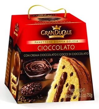 PANETTONE MASNI BISKVIT SA ČOKOLADOM 750GR GRANDUCALE