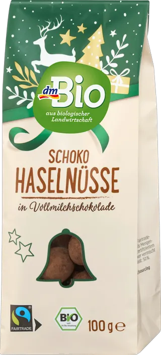 dmBio lešnici u mlečnoj čokoladi 100g