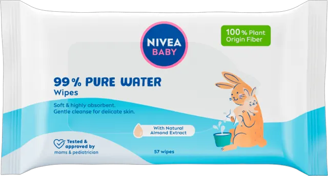 NIVEA BABY 99% voda vlažne maramice 57/1 57 kom NIVEA BABY